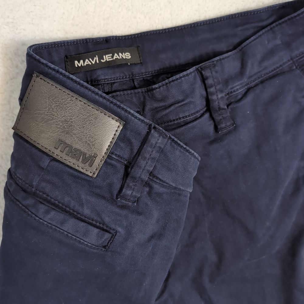 Mavi Jeans Shorts Mens 36 Navy Blue Simon Flat Front Chino‎ Golf Casual Stretch